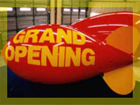 11 feet long promotional blimp